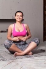 Ramira strips naked as she does her yoga